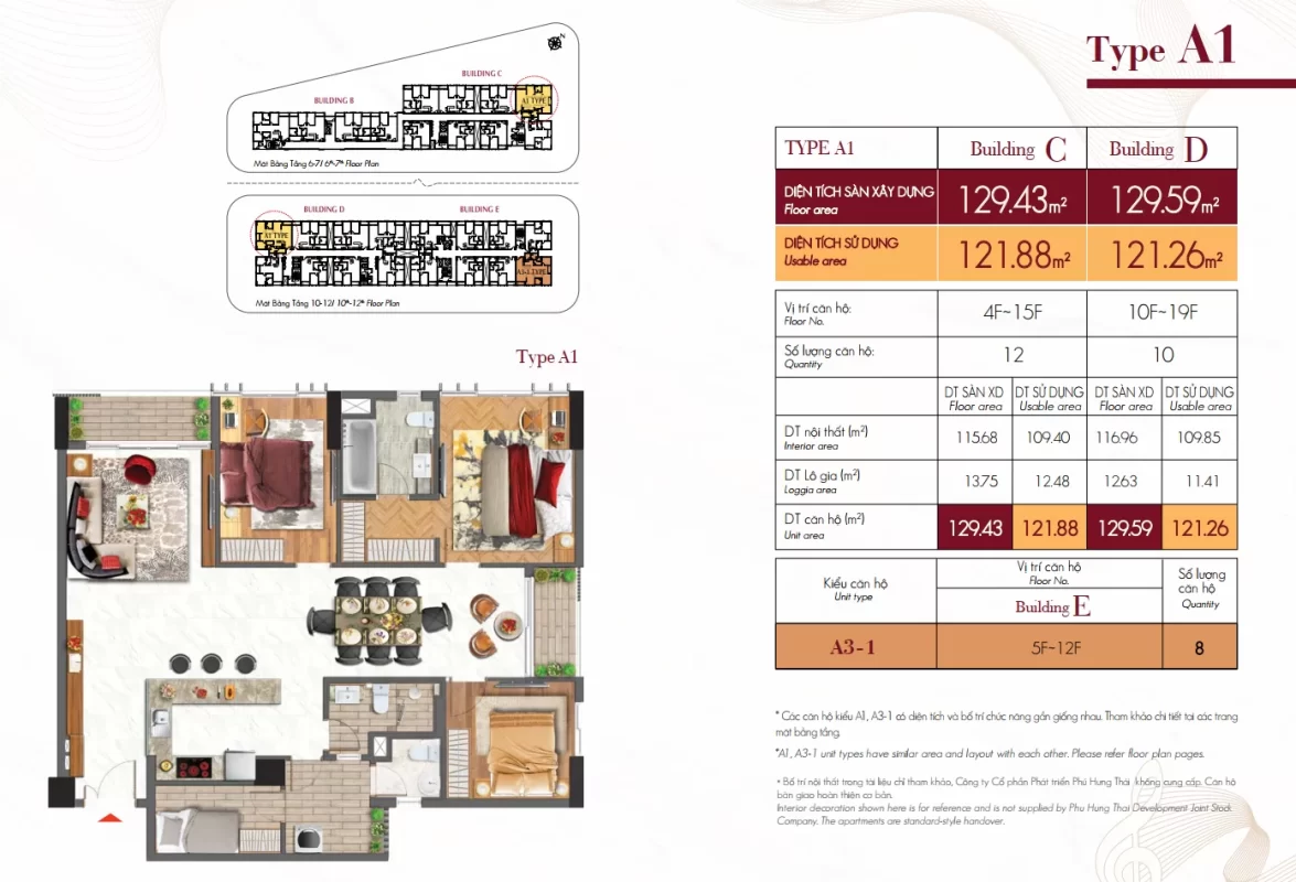 3 PHÒNG NGỦ MIDTOWN M6