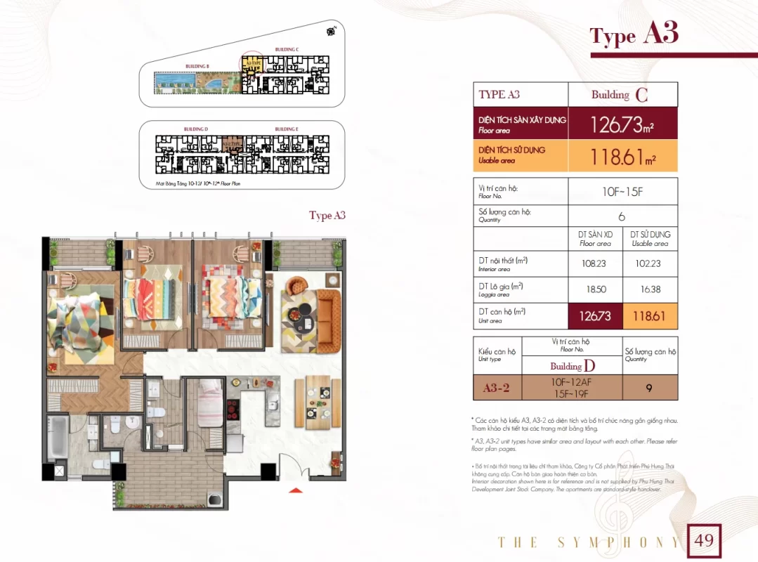 3 PHÒNG NGỦ MIDTOWN M6