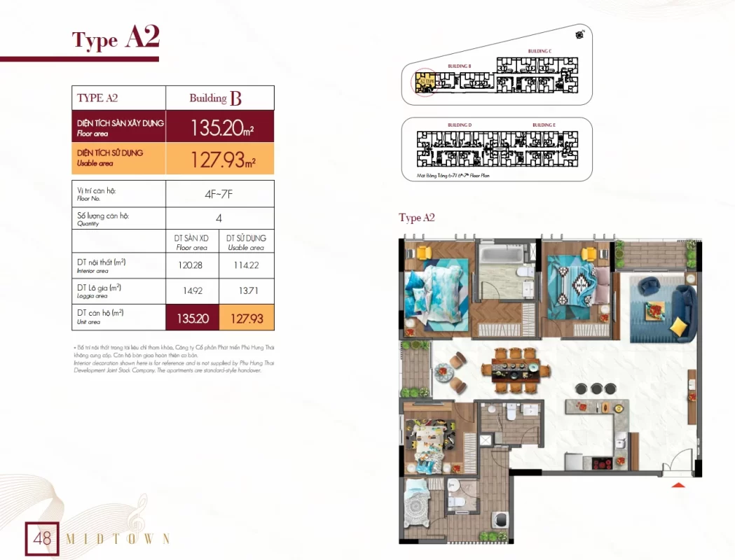 3 PHÒNG NGỦ MIDTOWN M6