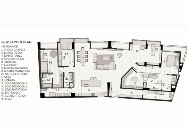 Bán căn hộ Midtown đập thông