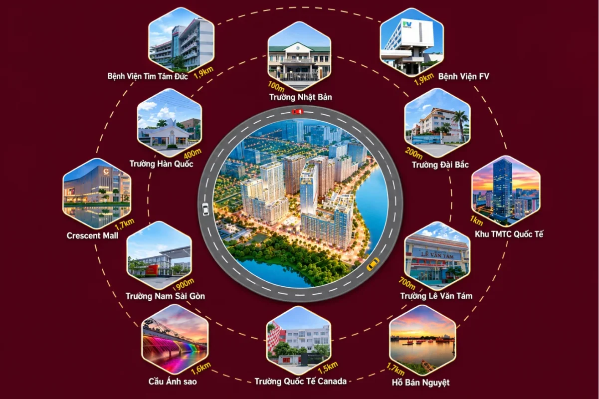 Tiện ích ngoại khu tại căn hộ Midtown