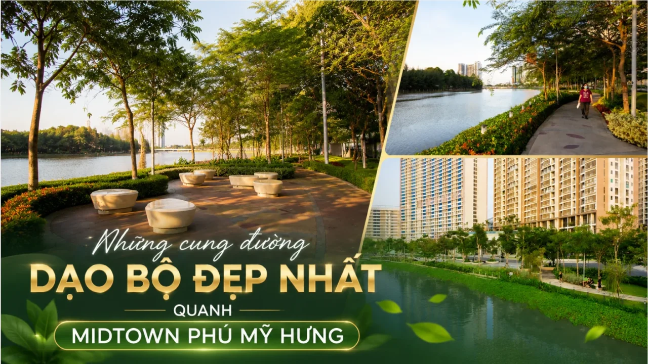 Những cung đường dạo bộ đẹp nhất quanh Midtown Phú Mỹ Hưng
