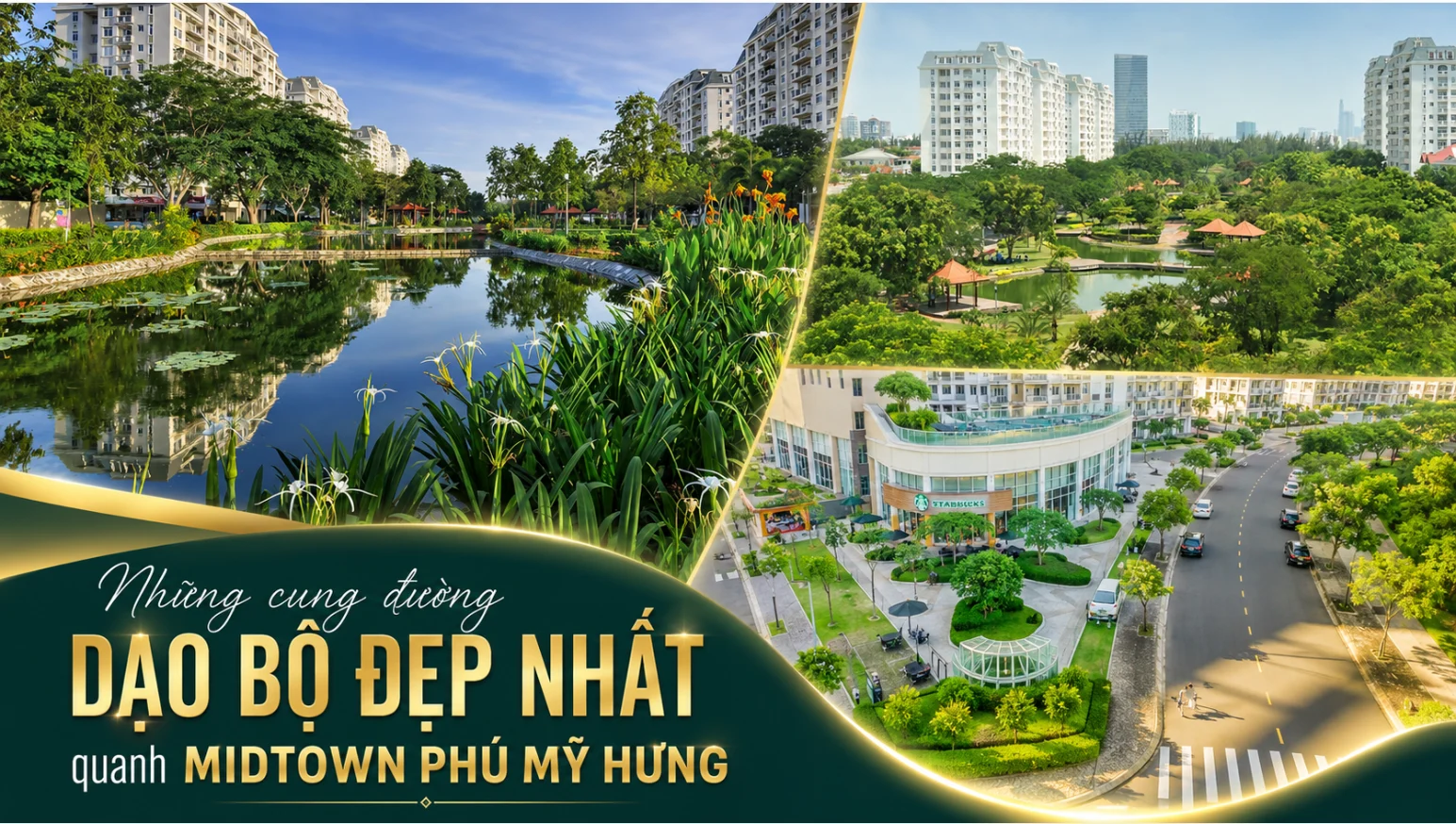 Những cung đường dạo bộ đẹp nhất quanh Midtown Phú Mỹ Hưng
