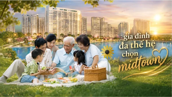 Gia đình đa thế hẹ chọn Midtown an cư
