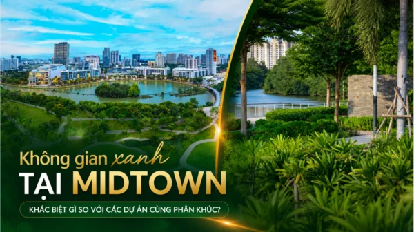 Không gian xanh tại Midtown khác biệt gì so với các dự án cùng phân khúc?