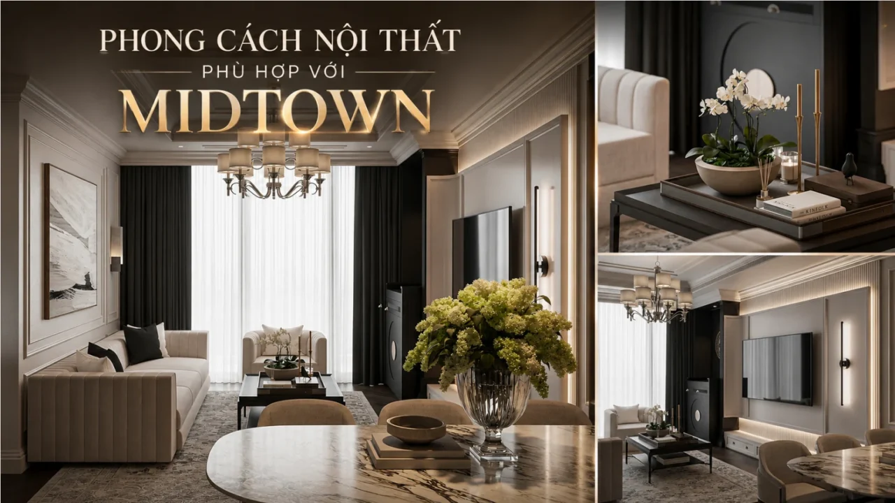 Các phong cách nội thất phù hợp với căn hộ Midtown 6 Các phong cách nội thất phù hợp với căn hộ Midtown