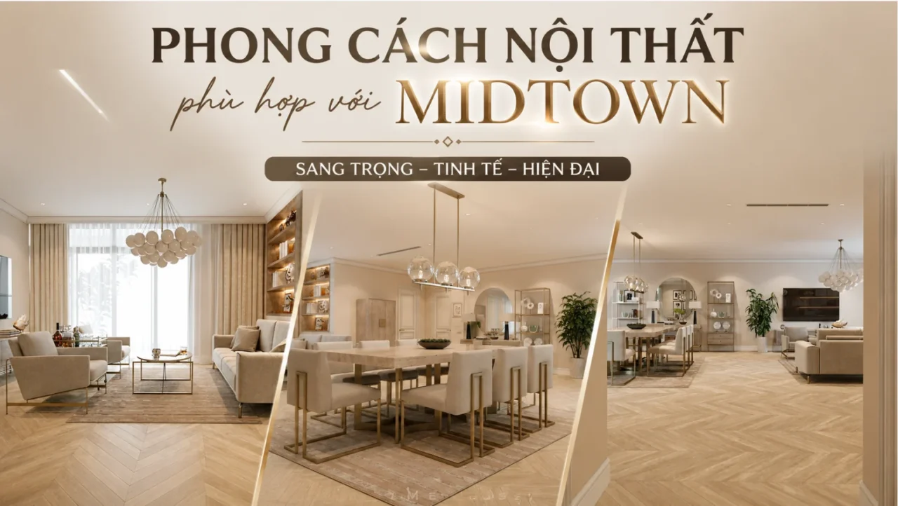 Các phong cách nội thất phù hợp với căn hộ Midtown 7 Các phong cách nội thất phù hợp với căn hộ Midtown