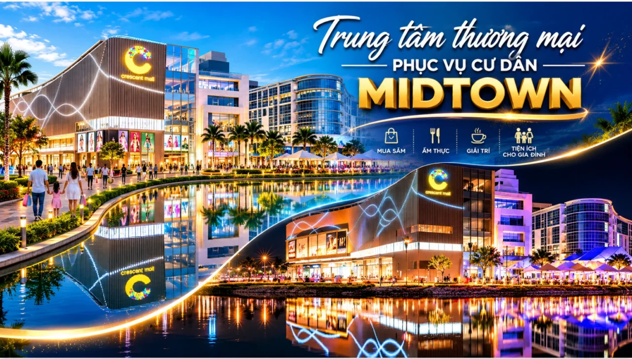 Hệ thống trung tâm thương mại phục vụ cư dân Midtown