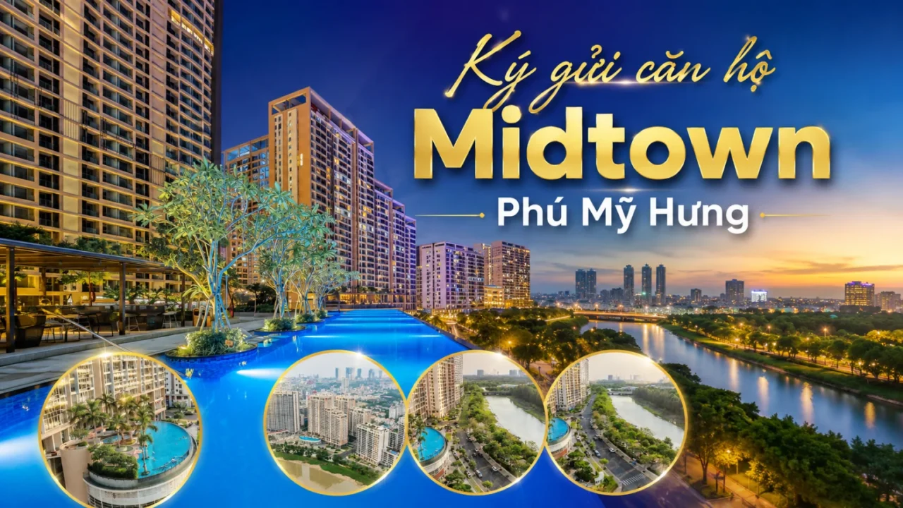 Nhận ký gửi MUA BÁN - CHO THUÊ căn hộ Midtown Phú Mỹ Hưng Quận 7. Hotline: 0968424258